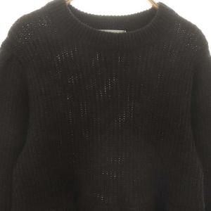 GALLARDAGALANTE 23AW ミドルゲージペプラムニット セーター ウール F チャコール /DO OS