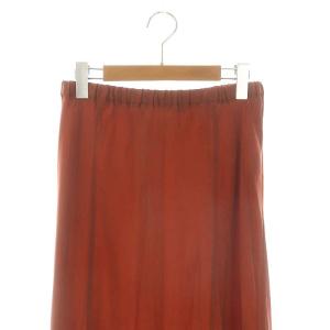 AP STUDIO アパルトモン New フィブリルキュプラ スカート ロング 36 レッド /DF OS