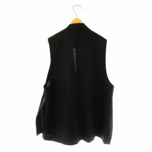 ENFOLD 25SS HIGH TWIST WEAVE WIDE TAILORED VEST