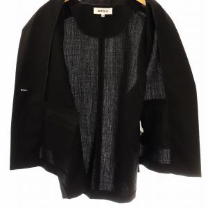 ENFOLD 25SS HIGH TWIST WEAVE WIDE TAILORED VEST