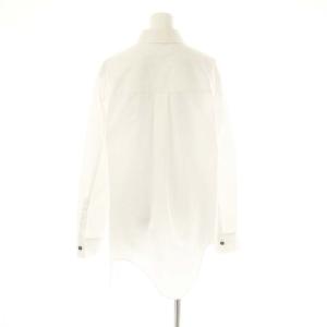 ENFOLD 24AW CURVE ASYMMETRY SHIRT 38 ホワイト