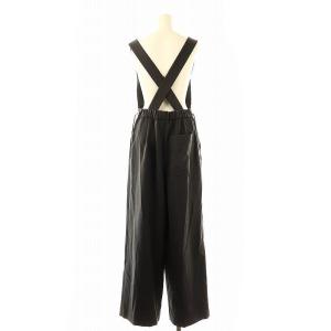 ENFOLD 25SS WIDE SALOPETTE 38 チャコールグレー