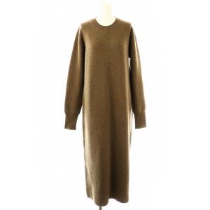 アパルトモン 23AW Crew neck Knit Onepiece ニットワンピース ロング ウール