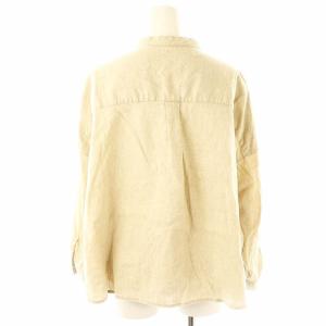 nest Robe 22AW 起毛 バンドカラーシャツ 長袖 F ベージュ /AT OS SH