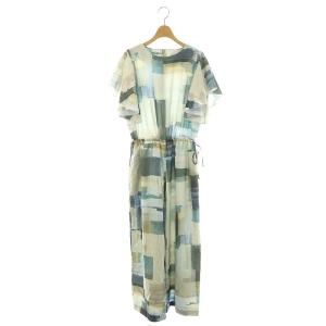 Color field painting all in one オールインワン 総柄 36 マルチカラー