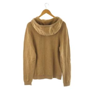 HUGO BOSS BOSS ロゴ プルオーバー ニットパーカー ウール混 M ベージュ