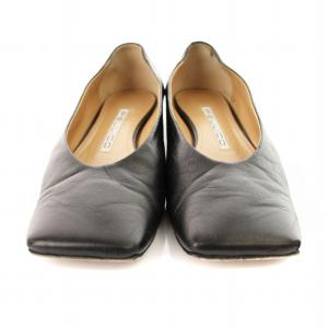 PELLICO COMETA パンプス フラット スクエアトゥ レザー 36 黒