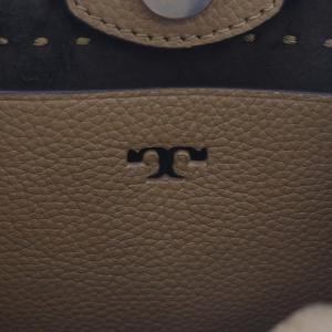TORY BURCH 2WAYバッグ マックグロー ロゴ レザー ハンドバッグ ショルダーバッグ 斜め掛け ブラウン