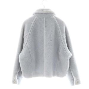 Diagram GRACE CONTINENTAL 23AW ボアジャケット ブルゾン クロップド 36 ライトブルー