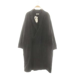 ナイロン ロングコート アウター M 紺 ネイビー /YQ OS