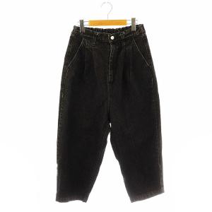 14OZヴィンテージデニムワークパンツ ジーンズ S 黒 ブラック /KO OS