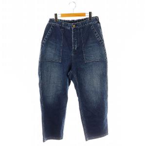 24SS 12OZデニム ベイカーパンツ ジーンズ M インディゴブルー /KO OS