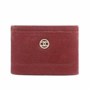 ココマーク カードケース レザー 11番台 赤 レッド