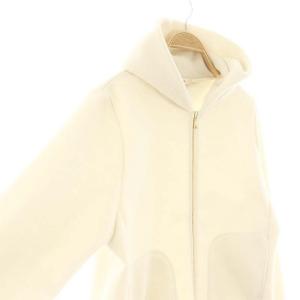 yori 24AW Warmコンパクトパーカー 36 オフホワイト /MI OS