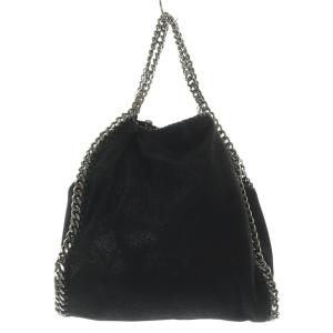 STELLA McCARTNEY ファラベラ 2way トートバッグ ハンドバッグ フェイクスエード 黒 ブラック 371223