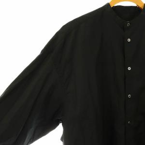 Graphpaper 22AW Broad L/S Oversized Band Collar Shirt バンドカラーシャツ 長袖 オーバーサイズ