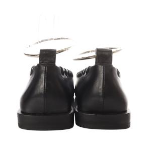 JIL SANDER バレリーナ パンプス スクエアトゥ 37 ブラック JS30217A
