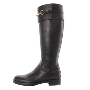 GUCCI ジョッキーブーツ ホースビット 36.5 ブラック 323491