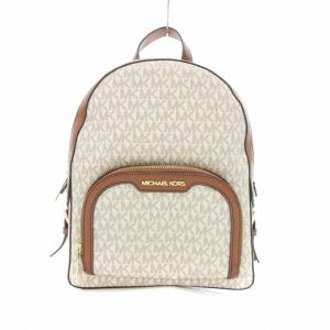 ジェイシー リュックサック デイパック シグネチャー MK柄 アイボリー系 35S2G8TB2B /UO