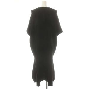 ENFOLD 22AWスクエアワイドドレスワンピース 36 ブラック