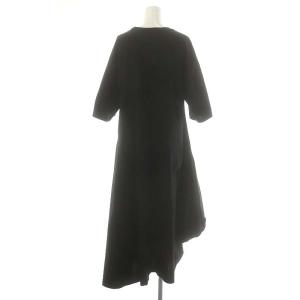 ENFOLD 半袖ワンピース ロング 36 黒