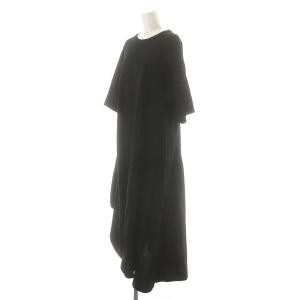 ENFOLD 半袖ワンピース ロング 36 黒