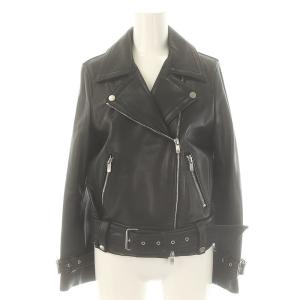 23SS ライダースジャケット 36 ブラック