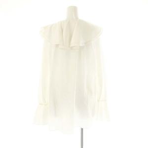 Diagram GRACE CONTINENTAL 23AW フリルシャツ 長袖 38 オフホワイト /DO OS
