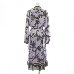 Grace Class 23AW プリントツイルワンピース 38 ライトブルー