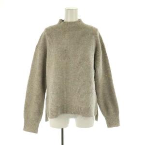 JUSGLITTY 24AW ラメスパンコールニットアップ 上下2点セット セーター タイトロングスカート 1 ベージュ /KO