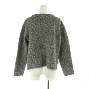 JUSGLITTY 24AW フレアニットアップ セット セーター ひざ丈スカート 1 黒 ブラック /KO OS