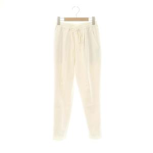 マットダブルクロススティックパンツ テーパード イージー 34 オフホワイト /DO OS
