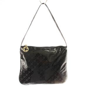 GHERARDINI ハンドバッグ ミニバッグ ポーチ 総柄 黒 /MM OF