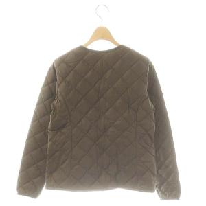 mont-bell スペリオダウンラウンドネックジャケット アウター ロゴ刺繍 M カーキブラウン