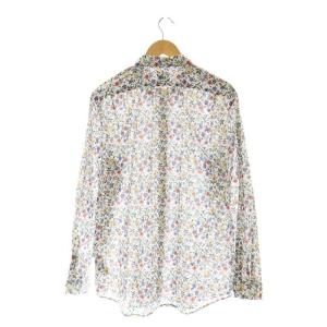 PAUL SMITH フラワープリント シャツ 長袖 花柄 総柄 XL ミックスカラー
