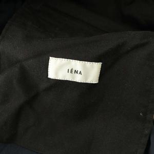IENA 24SS ダンプマリンイージーパンツ ワイド 36 ブラック