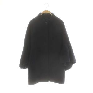 ウールナイロンリバーケープコート アウター 34 ネイビー /DF OS SH
