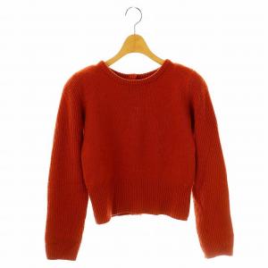 カシミヤ 2wayニット 38 レッド 37422