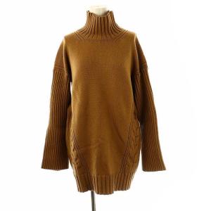 タートルネックニット セーター 長袖 0 キャメル 40887 /DF OS
