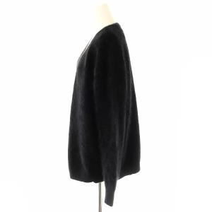 L'Appartement MOHAIR Vネック ニット セーター 長袖 ブラック /DF OS