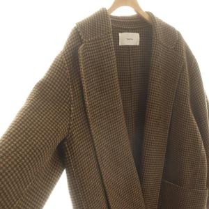 TODAYFUL Over Check Coat コート アウター ロング チェスター ブラウン ブラック
