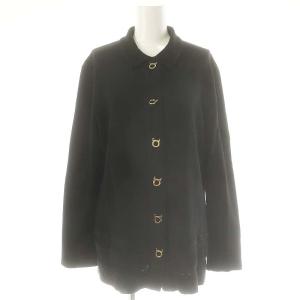 ウール ガンチーニ ニット カーディガン L 黒 /MI OS