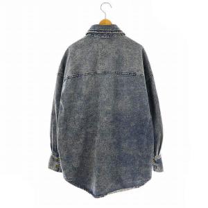 Spick&Span 23AW 11ozデニムシャツジャケット Gジャン 36 ライトブルー