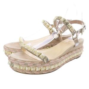 ピラクルサンダル ピラミッドスタッズ ストラップ 38 25cm ピンクゴールド /SR32