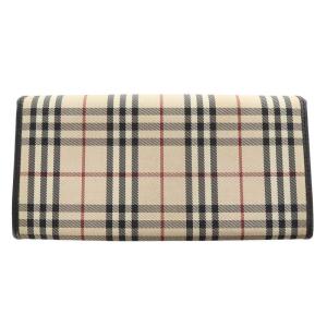 BURBERRY ノバチェック がま口 ロングウォレット べージュ