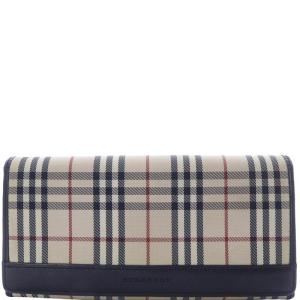 BURBERRY ノバチェック がま口 ロングウォレット べージュ