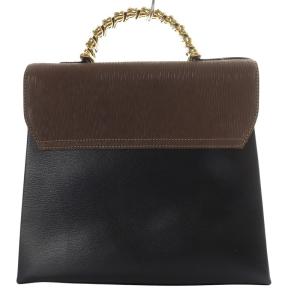 LOEWE ベラスケス ハンドバッグ 2way ブラック ブラウン