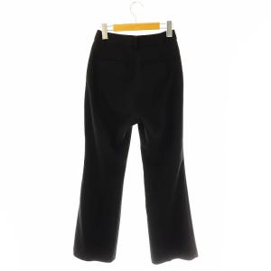 SNIDEL 24年製 美脚ストレッチパンツ スラックス フレアパンツ 0 ブラック /DF OS SH