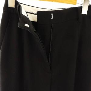 SNIDEL 24年製 美脚ストレッチパンツ スラックス フレアパンツ 0 ブラック /DF OS SH