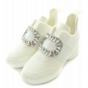 CELFORD 24SS ハイカットビジュースニーカー シューズ ローカット 厚底 36 白 ホワイト CWGS241538